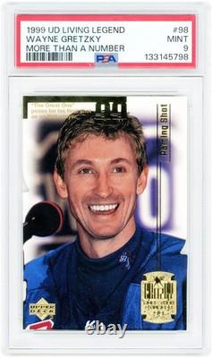 Wayne Gretzky Rangers 1999-00 Upper Deck Living Legend #98 #72/99 PSA 9 Card
