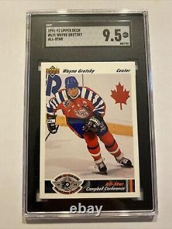 Wayne Gretzky SGC 9.5 MINT? NHL Hockey Upper Deck #621 All Star Collector Card