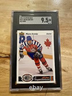 Wayne Gretzky SGC 9.5 MINT? NHL Hockey Upper Deck #621 All Star Collector Card