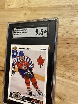 Wayne Gretzky SGC 9.5 MINT? NHL Hockey Upper Deck #621 All Star Collector Card