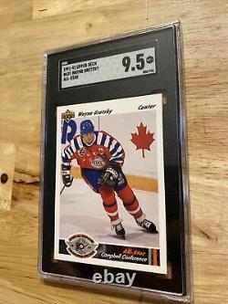 Wayne Gretzky SGC 9.5 MINT? NHL Hockey Upper Deck #621 All Star Collector Card