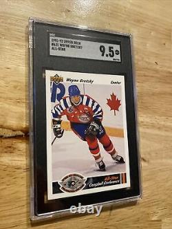 Wayne Gretzky SGC 9.5 MINT? NHL Hockey Upper Deck #621 All Star Collector Card