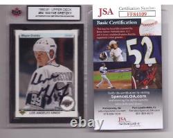 Wayne Gretzky Signed 1990-91 Upper Deck Hockey Card #54 Jsa Ksa Autograph Auto