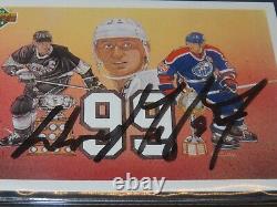 Wayne Gretzky Signed 1991-92 Upper Deck Card #38 Autographed Beckett BAS COA 1A