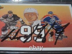 Wayne Gretzky Signed 1991-92 Upper Deck Card #38 Autographed Beckett BAS COA 1A