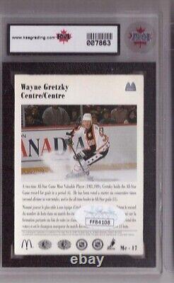 Wayne Gretzky Signed 1991-92 Upper Deck Mcdonald's Auto #mc-17 Ksa Jsa Autograph