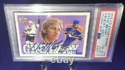 Wayne Gretzky Signed 1992-93 Upper Deck Hockey Heroes UDA PSA 8 & PSA 10 Auto