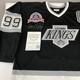 Wayne Gretzky Signed 1993 Stanley Cup Los Angeles Kings Jersey Uda Upper Deck