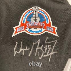 Wayne Gretzky Signed 1993 Stanley Cup Los Angeles Kings Jersey UDA Upper Deck