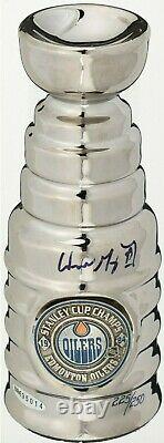 Wayne Gretzky Signed 1996 Mini Stanley Cup Trophy UDA Upper Deck COA #/250