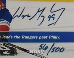 Wayne Gretzky Signed 1997-98 Upper Deck Hockey NHL Card 56/500