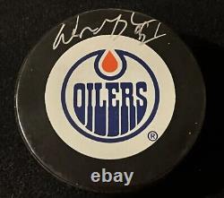 Wayne Gretzky Signed 4 UDA Upper Deck Puck Oilers Kings Rangers St. Louis Blues