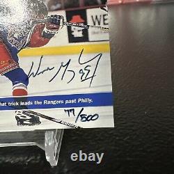 Wayne Gretzky Signed 97-98 Upper Deck Rangers BuyBack Auto Certified 190/500