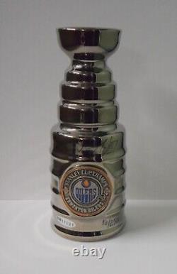Wayne Gretzky Signed Auto Autograph 1985 Edm Stanley Cup Trophy Upper Deck Uda