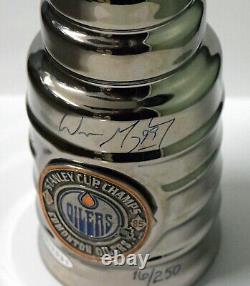 Wayne Gretzky Signed Auto Autograph 1985 Edm Stanley Cup Trophy Upper Deck Uda