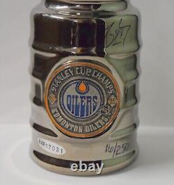 Wayne Gretzky Signed Auto Autograph 1985 Edm Stanley Cup Trophy Upper Deck Uda