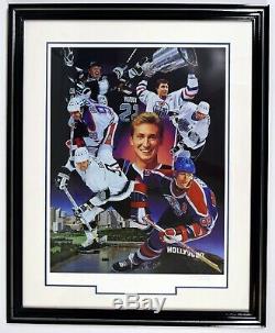 Wayne Gretzky Signed Auto Autograph Danny Day Litho Lithograph Upper Deck Uda