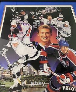 Wayne Gretzky Signed Auto Autograph Danny Day Upper Deck Le Litho Uda + Jsa/dna