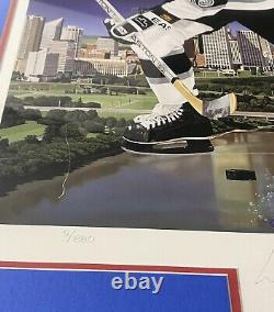 Wayne Gretzky Signed Auto Autograph Danny Day Upper Deck Le Litho Uda + Jsa/dna