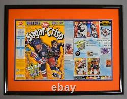 Wayne Gretzky Signed Auto Autograph Post Cereal Uda Upper Deck Display Psa/dna