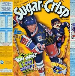 Wayne Gretzky Signed Auto Autograph Post Cereal Uda Upper Deck Display Psa/dna