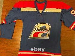 Wayne Gretzky Signed Autograph Blue Indy Racers Jersey Uda Jsa Coa Ltd 150