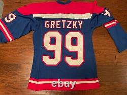Wayne Gretzky Signed Autograph Blue Indy Racers Jersey Uda Jsa Coa Ltd 150