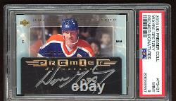 Wayne Gretzky Signed Card 2003 Upper Deck Premier Signatures Collection Ud Psa 9