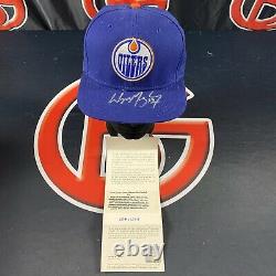 Wayne Gretzky Signed Edmonton Oilers Baseball Hat Limited Edition Upper Deck