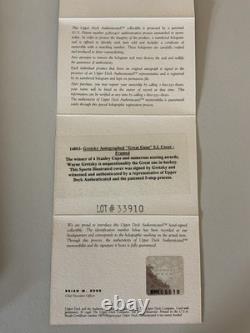 Wayne Gretzky Signed & Framed Sports Illustrated Photo-Upper Deck Authentication