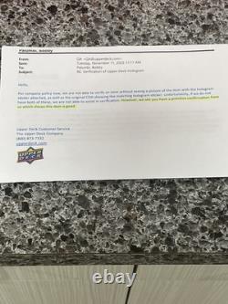 Wayne Gretzky Signed Game Model Hockey Gloves Upper Deck COA & UD Confirmation