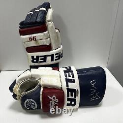 Wayne Gretzky Signed Hespeler Game Model Hockey Gloves Autographed Upper Deck