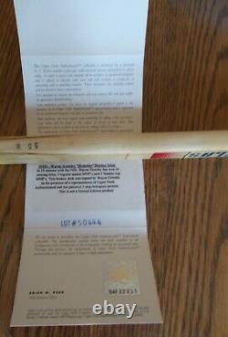 Wayne Gretzky Signed Hespeler Stick Upper Deck Authenticated The Great One