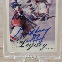 Wayne Gretzky Signed Hockey Card 1999 Victory Legacy 99 Autograph