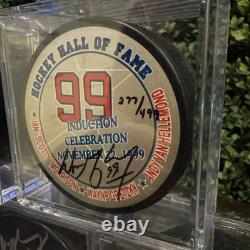 Wayne Gretzky Signed Hockey Puck Collection JSA Upper Deck GA WG Other CoA