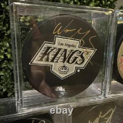 Wayne Gretzky Signed Hockey Puck Collection JSA Upper Deck GA WG Other CoA