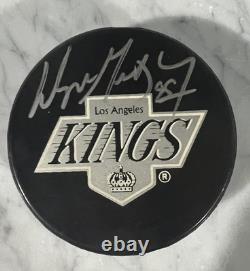 Wayne Gretzky Signed Kings Puck Upper Deck COA