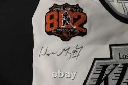 Wayne Gretzky Signed Los Angeles Kings Jersey 802 Patch Upper Deck Coa Z5936