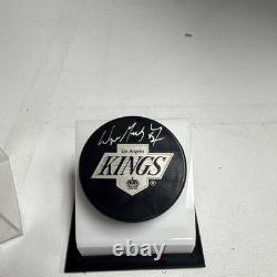 Wayne Gretzky Signed Los Angeles Kings NHL Official Game Puck Upper Deck Auth