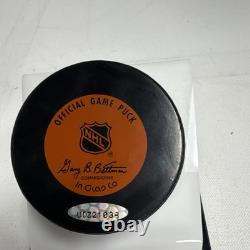 Wayne Gretzky Signed Los Angeles Kings NHL Official Game Puck Upper Deck Auth