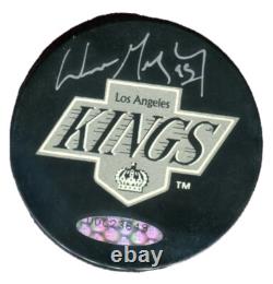 Wayne Gretzky Signed Los Angeles Kings UDA Upper Deck Puck FULL NAME SIG L@@K