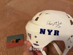 Wayne Gretzky Signed NY Rangers Full Size Helmet Upper Deck UDA COA