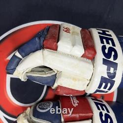 Wayne Gretzky Signed New York Rangers NHL Gloves Autographed Upper Deck UDA COA