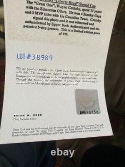 Wayne Gretzky Signed New York Rangers Starter Hat With Upper Deck COA #9/199