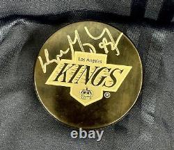 Wayne Gretzky Signed Official NHL Los Angeles Kings Hockey Puck. Upper Deck UDA