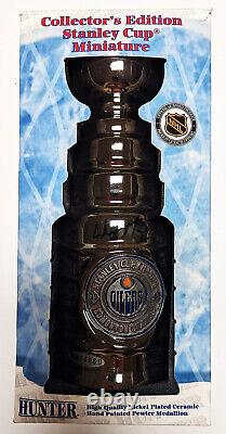 Wayne Gretzky Signed Oiler's Mini Stanley Cup Trophy Upper Deck COA 135/250 RARE