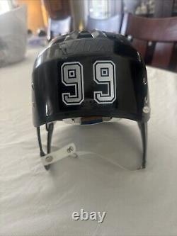 Wayne Gretzky Signed (RARE) LA Kings Full-Size Replica Hockey Helmet (UDA COA)