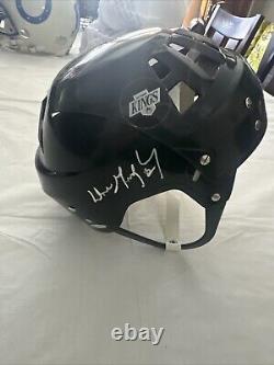 Wayne Gretzky Signed (RARE) LA Kings Full-Size Replica Hockey Helmet (UDA COA)