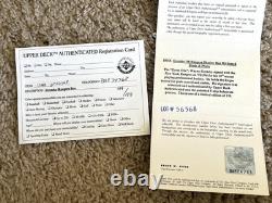 Wayne Gretzky Signed Stick Blade Shadowbox Display & Photo Upper Deck Coa /199