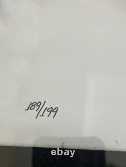 Wayne Gretzky Signed Stick Blade Shadowbox Display & Photo Upper Deck Coa /199